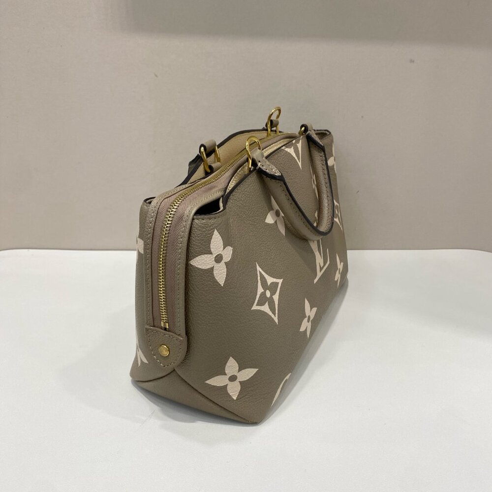 LV Petite Palais Gray & White Top Handle Bag - Picture 4 of 6